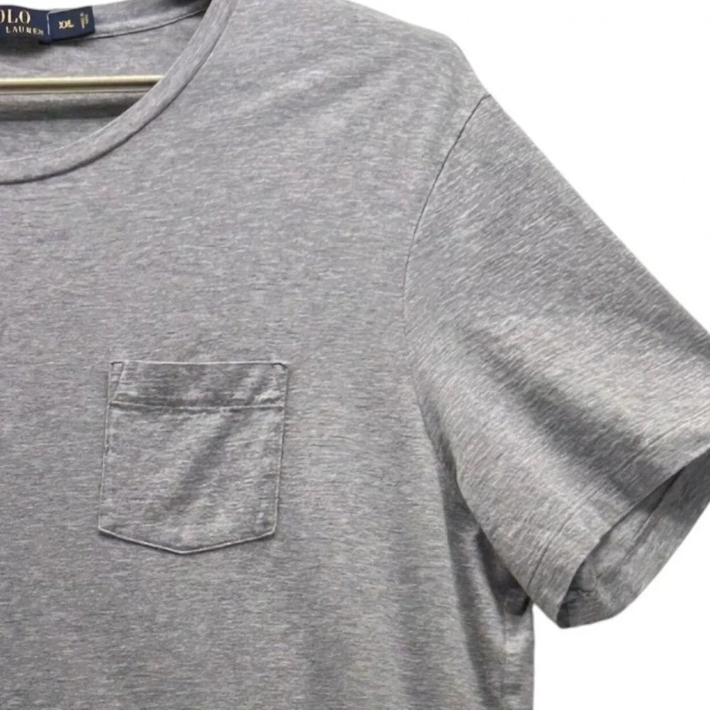 Polo Ralph Lauren Mens Shirt XXL Classic‎ Basic Simple Capsule Cotton Pocket Tee